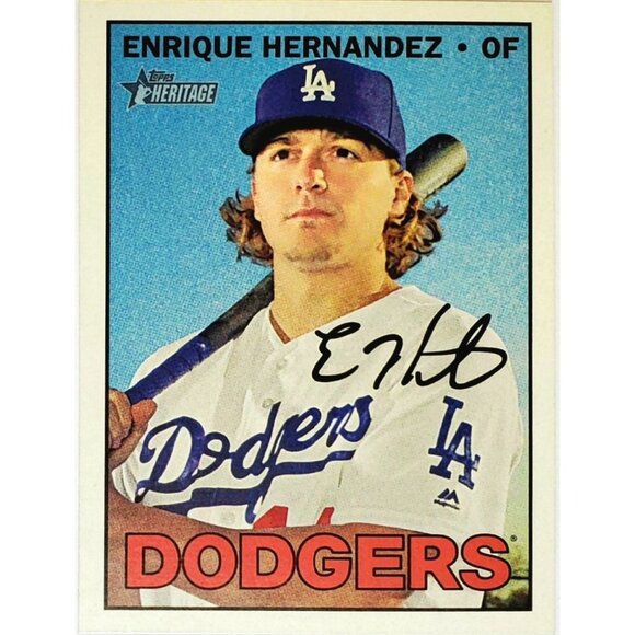 KIKÉ HERNANDEZ SP HIGH NUMBERS 2016 TOPPS HERITAGE #529, DODGERS! - Picture 1 of 3